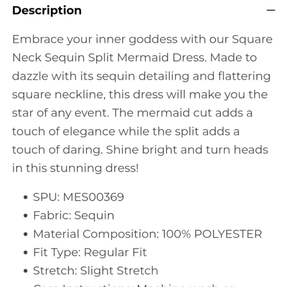 Mint Square Neck, Contrast Sequined, Split Thigh, Long Sleeved,  Mermaid Gown - Picture 16 of 16